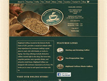 Tablet Screenshot of highlandcoffeesbr.com